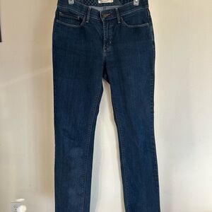 Women's Straight Leg Jeans - Blue